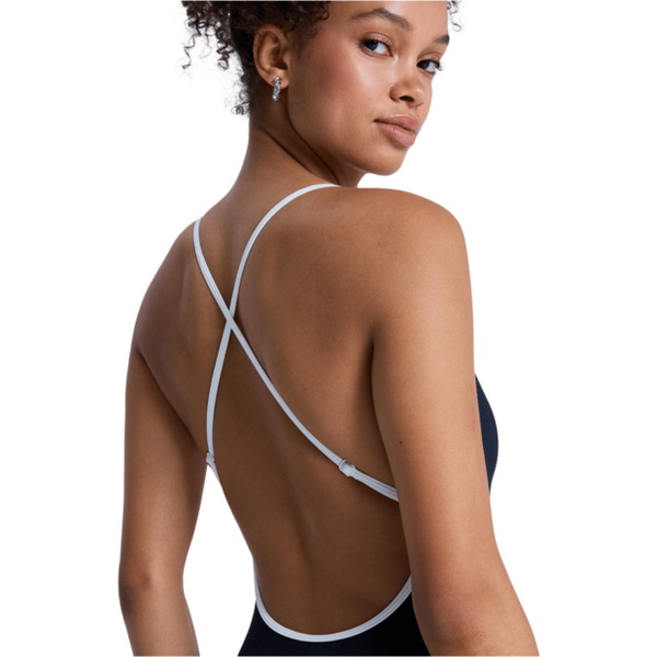 2026 Roxy Womens The Retro Essentials High Leg One Piece ERJX103798 - Anthracite